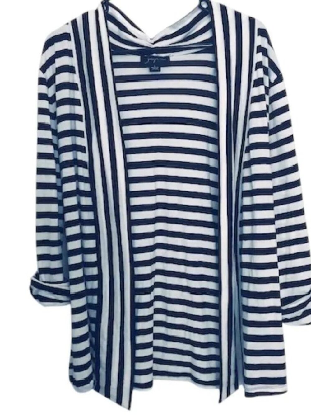 Josephine Sport Tops Striped Cardigan L